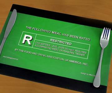 Movie Rating Dinner Placemat