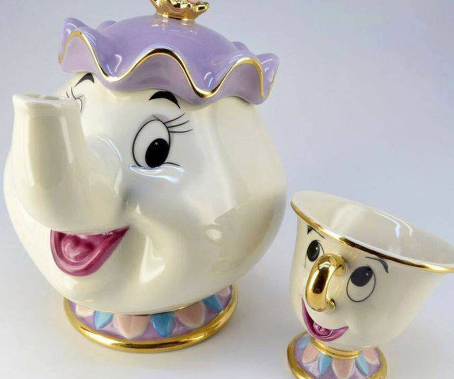 Mrs. Potts & Chip Teapot Set - //coolthings.us
