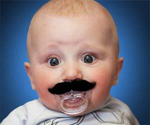 Mustache Pacifier