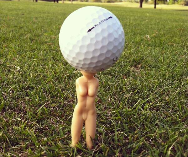 Naked Lady Golf Tees - coolthings.us
