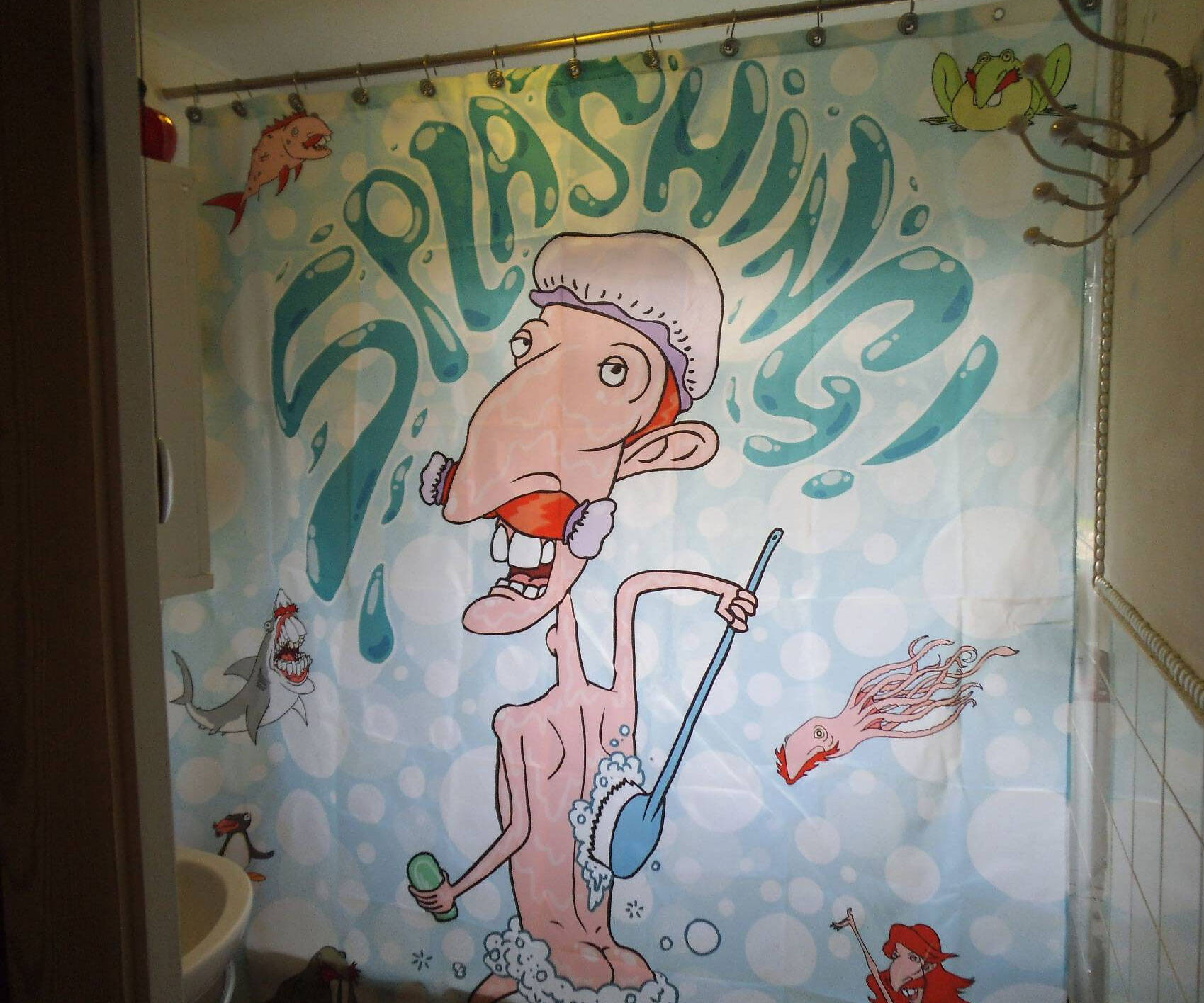 Nigel Thornberry Shower Curtain - coolthings.us