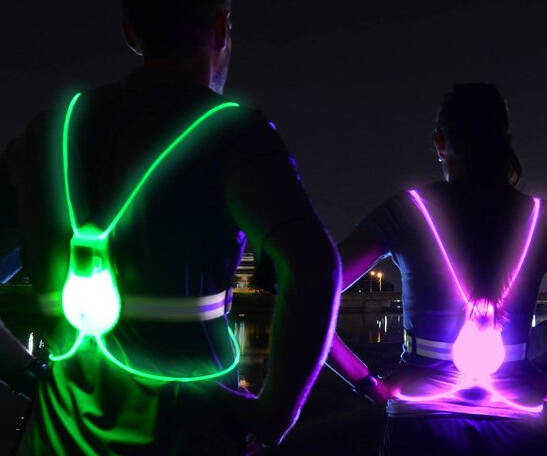 The Glowing Safety Visibility Vest