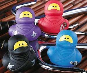 Ninja Rubber Duckies - //coolthings.us