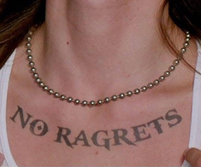 No Ragrets Temporary Tattoo - //coolthings.us