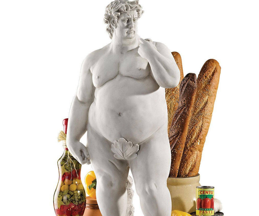 Obese Statue Of David - //coolthings.us