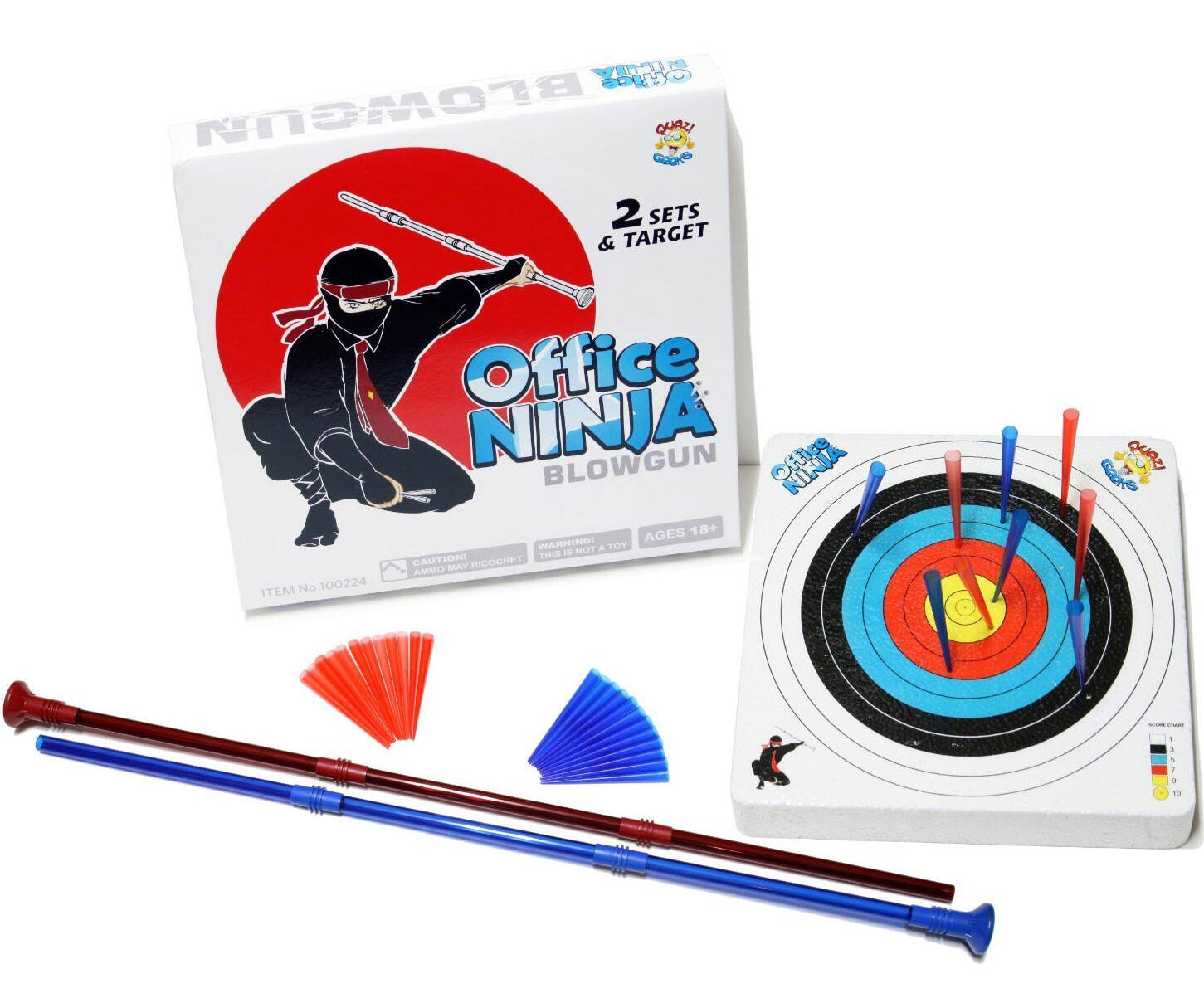 Indoor Ninja Blowgun Kit - //coolthings.us