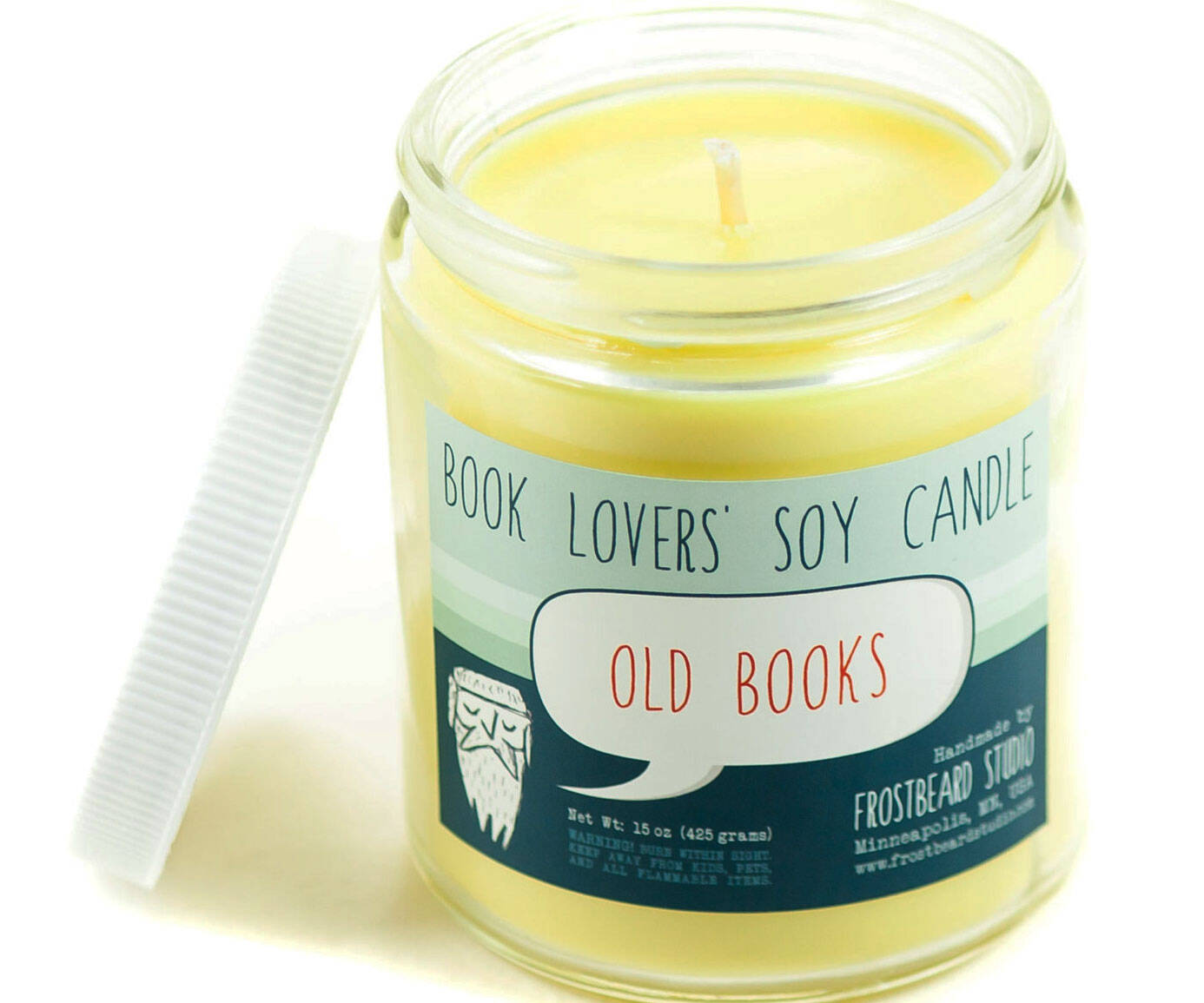 Old Book Scented Candle