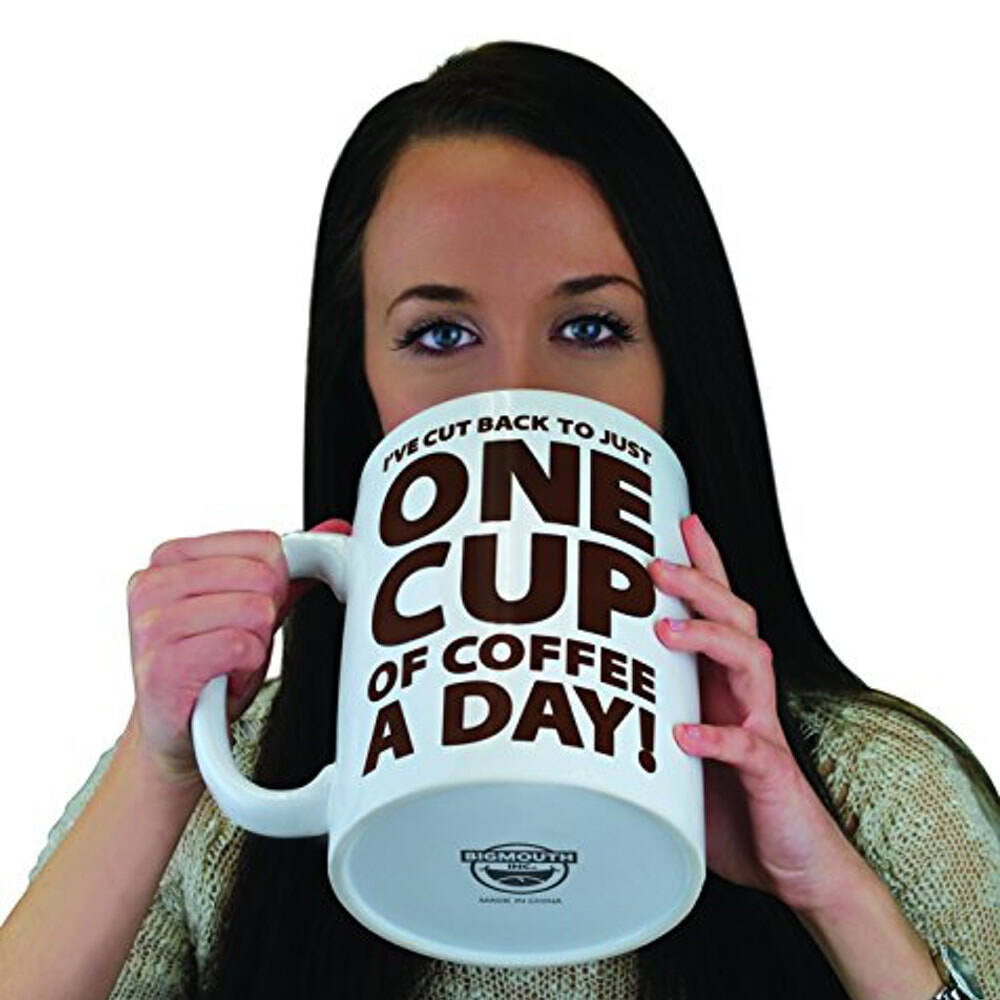 One Cup of Coffee Gigantic Mug - coolthings.us