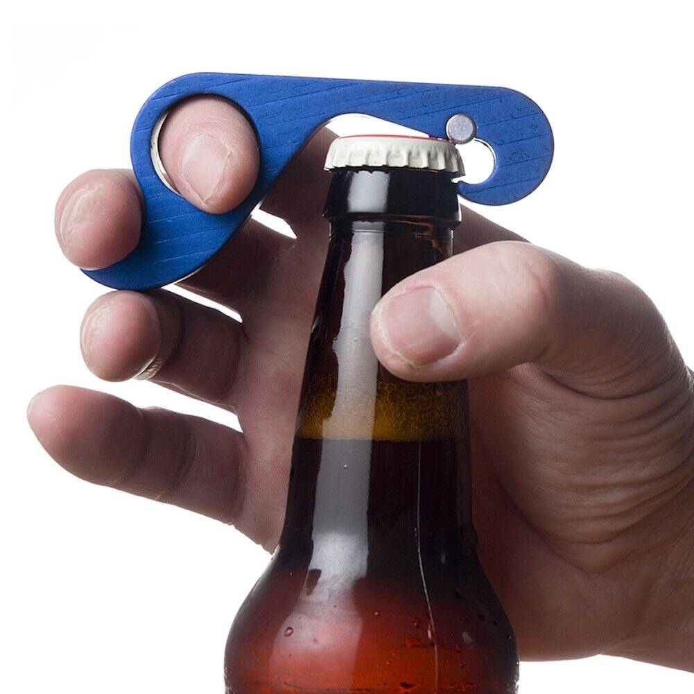 One Handed Beer Bottle Opener