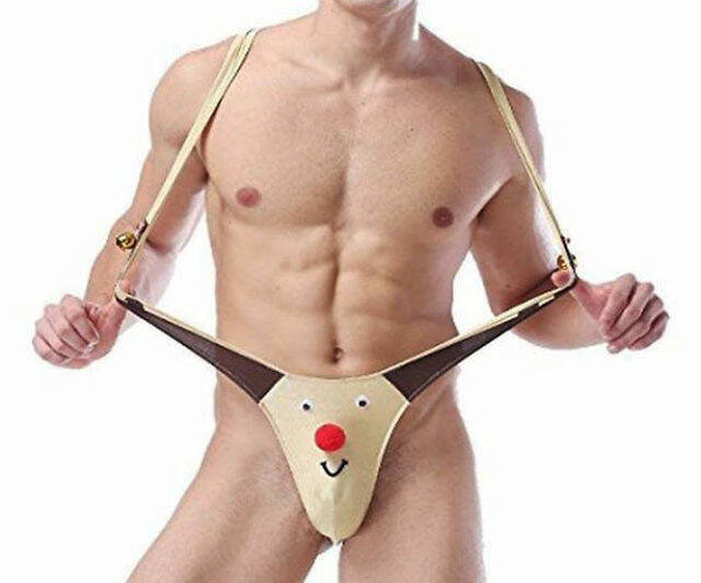 Reindeer Mankini Thong