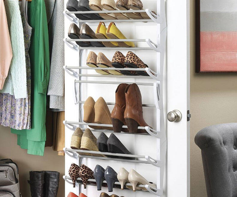 Over The Door Hanging Shoe Rack