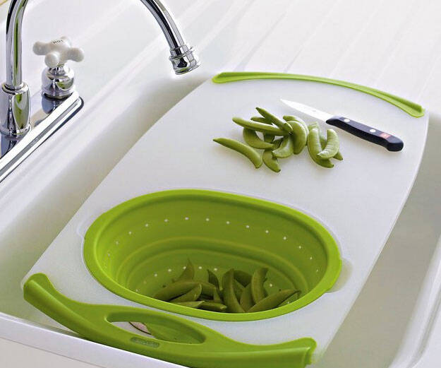 Over The Sink Cutting Board - coolthings.us
