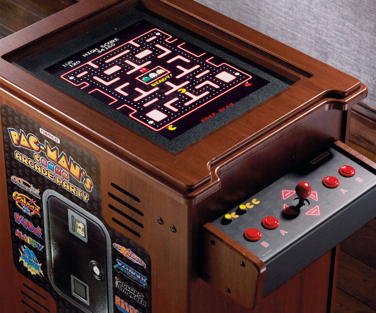 Pac-Man Arcade Cocktail Cabinet - coolthings.us