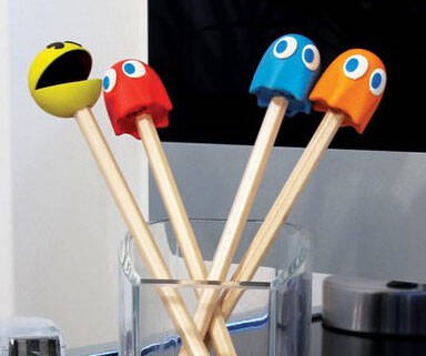 Pac-Man Pencil Top Erasers - coolthings.us