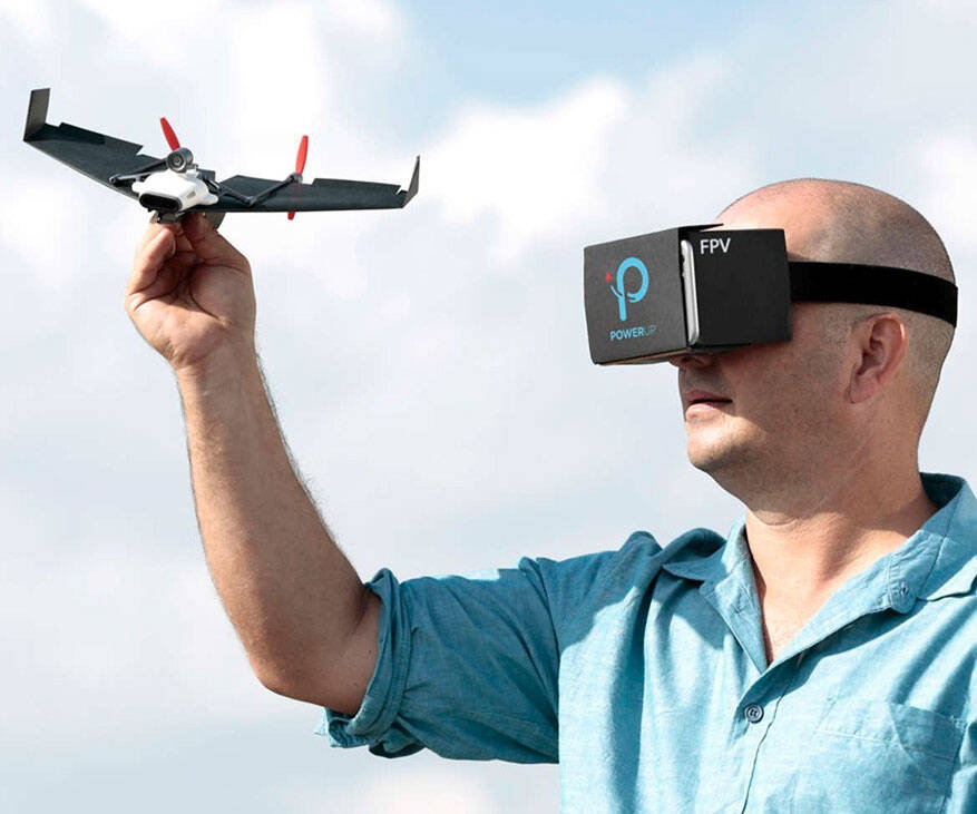 Paper Airplane VR Drone - coolthings.us