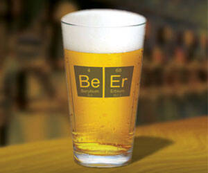 Periodic Beer Glass - http://coolthings.us