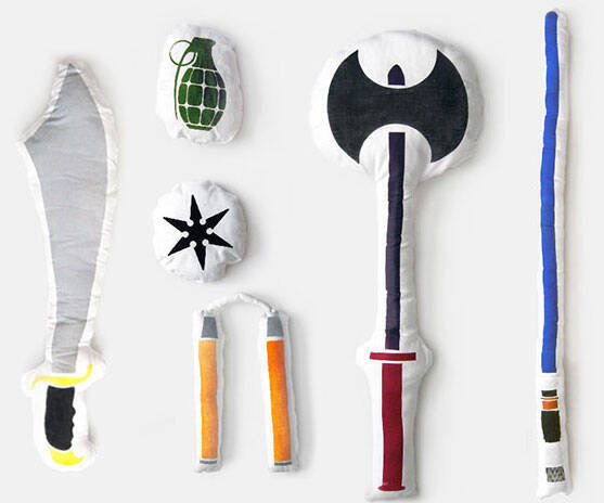 Pillow Fight Weapons - coolthings.us