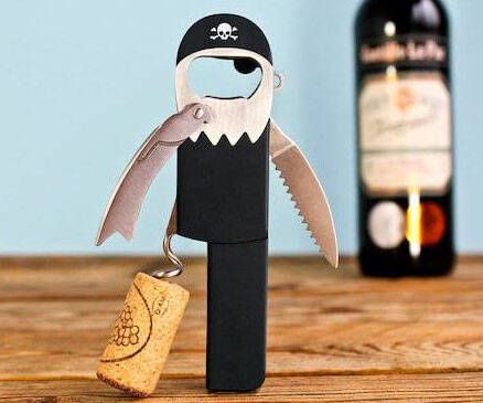 Pirate Peg Leg Corkscrew - //coolthings.us