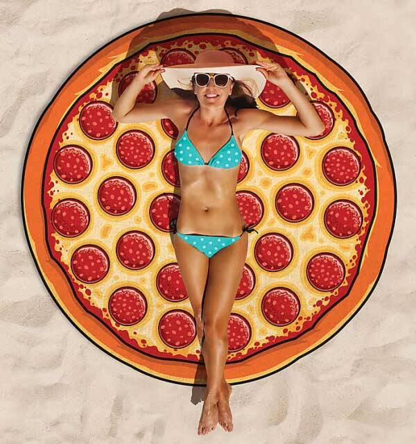Pizza Beach Blanket - coolthings.us