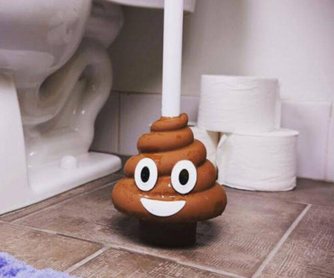 Poop Emoji Plunger - //coolthings.us