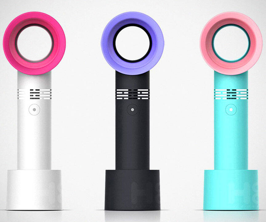 The Portable Blade-Less Fan - //coolthings.us