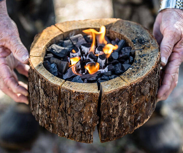 Portable Instant Light Campfire Grill