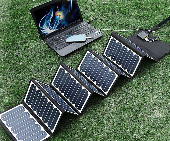 Portable Foldable Solar Panel Charger - coolthings.us