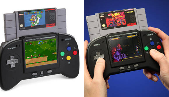 Portable NES/SNES Game System - //coolthings.us