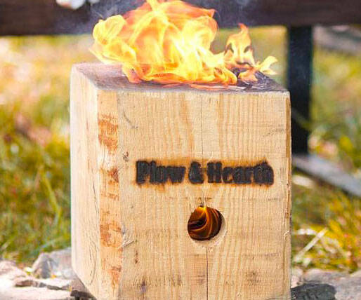 BlazingBlock Portable Outdoor Wood Bonfire - coolthings.us
