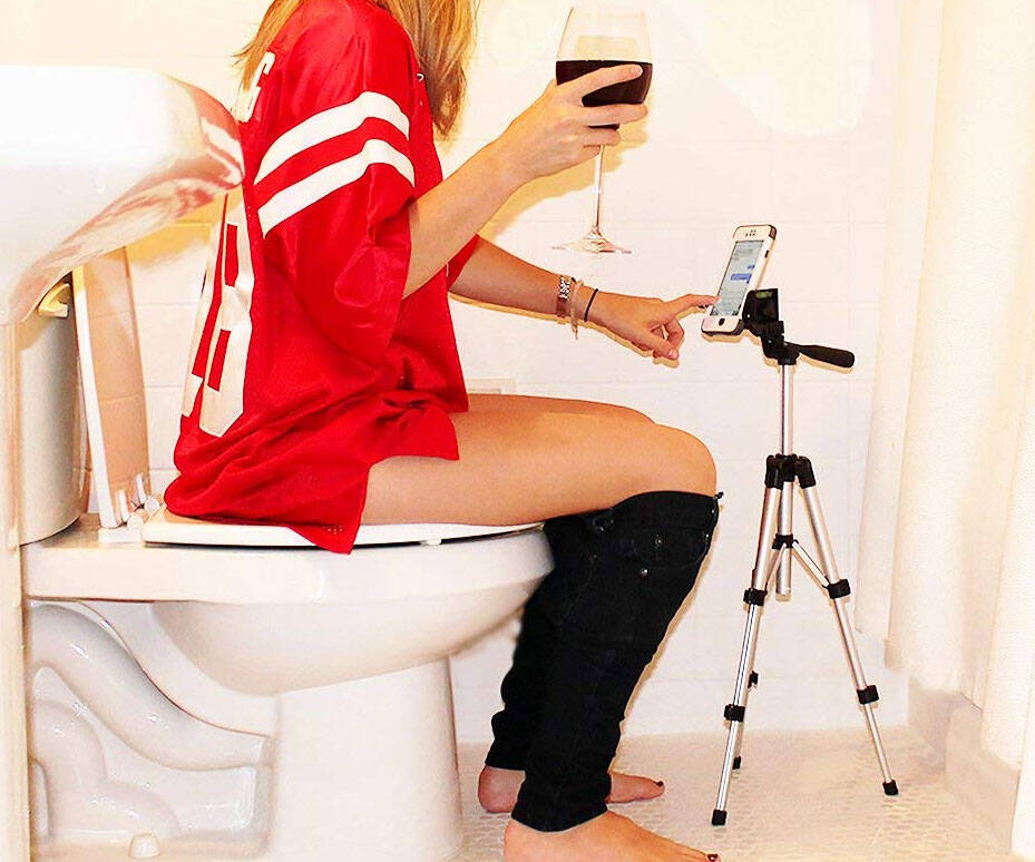 Potty Texter Toilet Smartphone Holder - coolthings.us