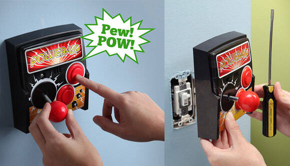 Power-Up Arcade Light Switch