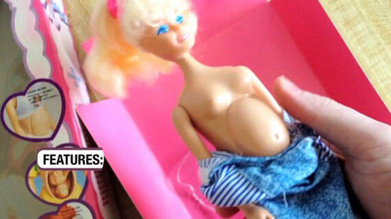 Mommy To Be Pregnant Barbie Doll - coolthings.us