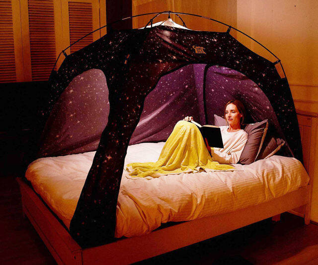 Privacy Starry Bed Tent - coolthings.us
