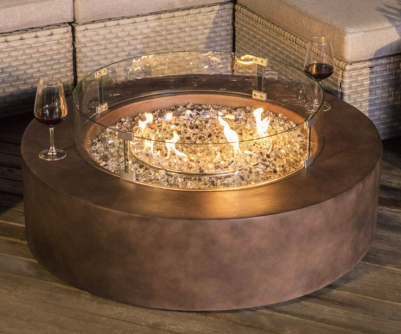Propane Fire Pit Coffee Table - coolthings.us
