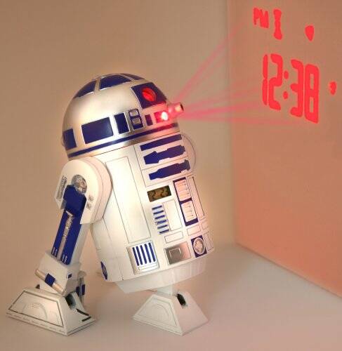 Star Wars R2-D2 Projection Alarm Clock - coolthings.us
