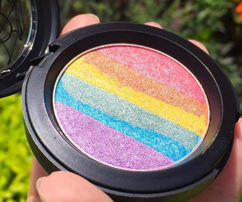 Rainbow Blush Makeup