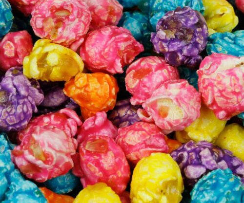 Rainbow Caramel Popcorn