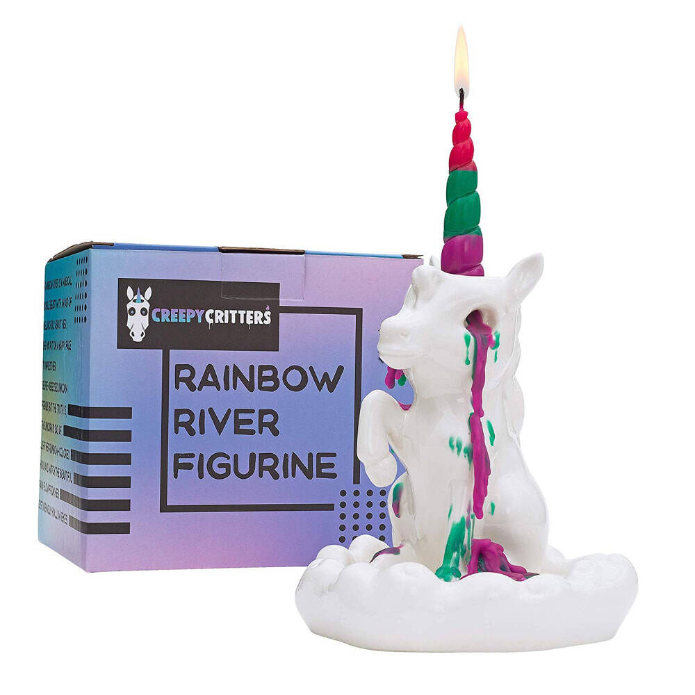 Crying Unicorn Candle - coolthings.us