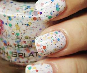 Rainbow Splat Nail Polish - coolthings.us