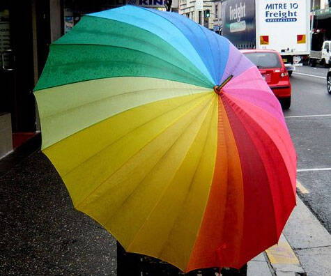 Color Wheel Umbrella - coolthings.us