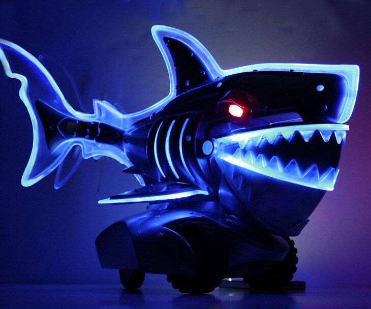 Light Up Radio Control Shark - coolthings.us