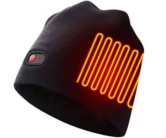 Rechargeable Heated Beanie - coolthings.us