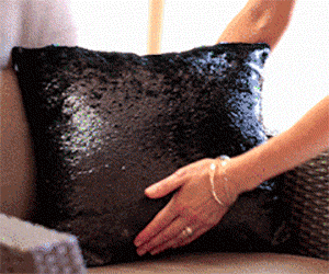 Reversible Sequin Pillows