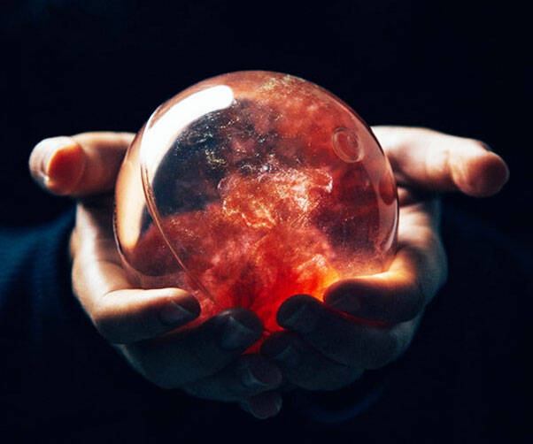 Rheoscopic Fluid Planet