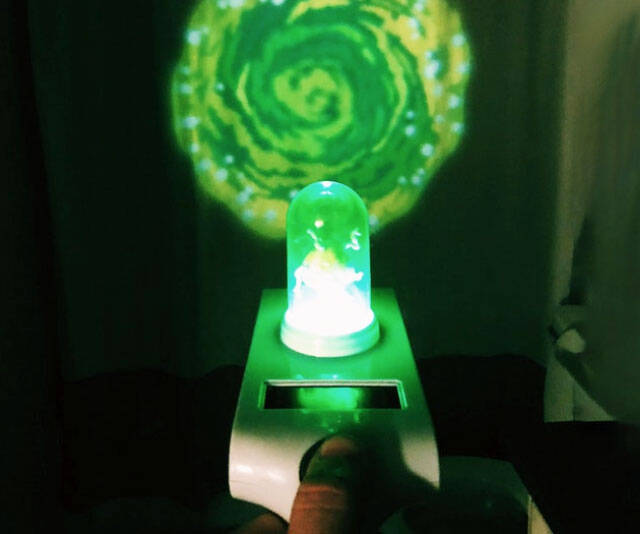Rick And Morty Light Up Portal Gun - coolthings.us
