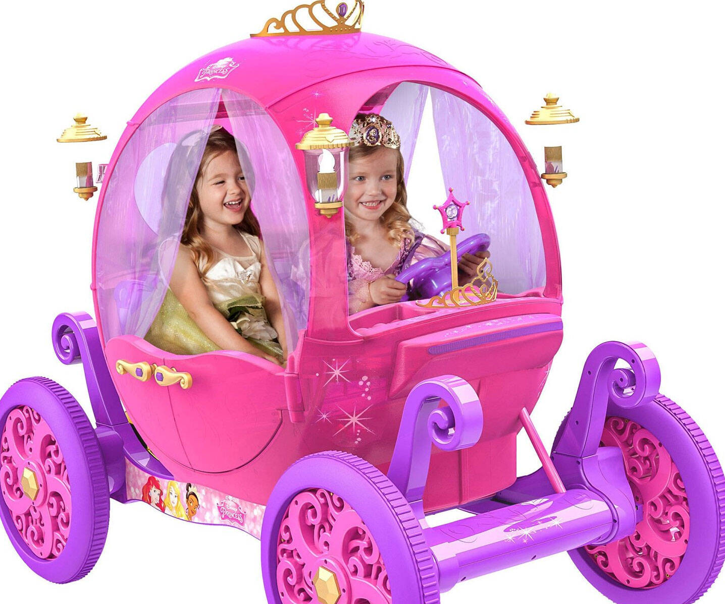 Rideable Disney Princess Pink Carriage