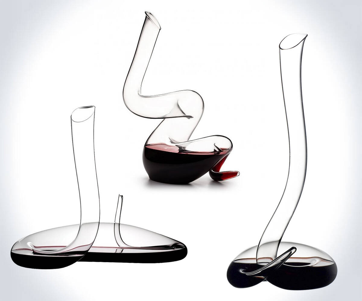 Riedel Crystal Snake Wine Decanters - coolthings.us