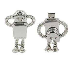 Metal Robot USB Thumb Drive - coolthings.us