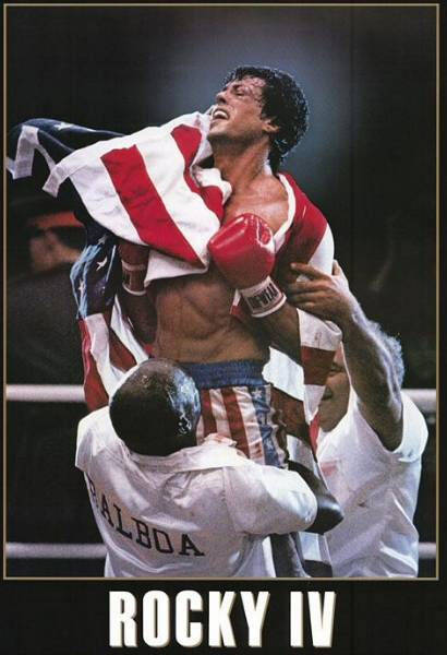 Rocky Balboa American Flag Boxing Shorts