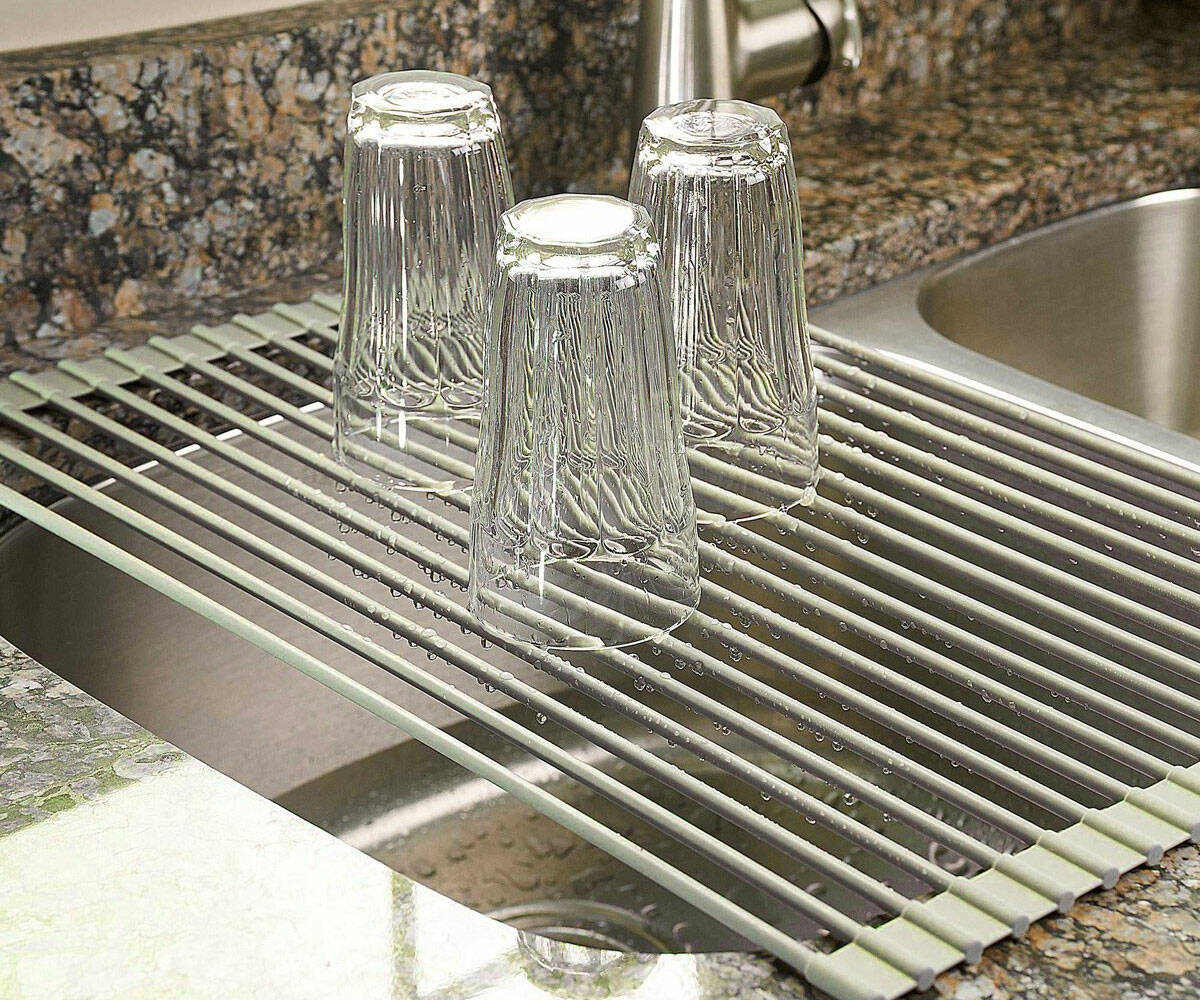 Roll-Up Dish Drying Rack - coolthings.us